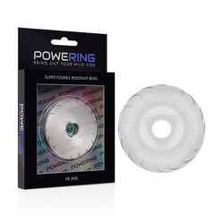 POWERING - SUPER FLEXIBLE AND RESISTANT PENIS RING 5CM PR08 CLEAR - 53Xshop