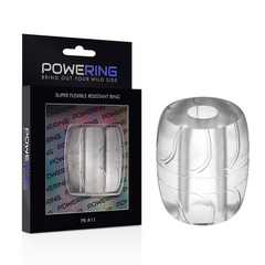 POWERING - SUPER FLEXIBLE AND RESISTANT PENIS RING 5 CM PR11 CLEAR - 53Xshop