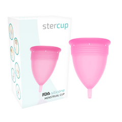 STERCUP - FDA SILICONE MENSTRUAL CUP PINK - SIZE L - 53Xshop
