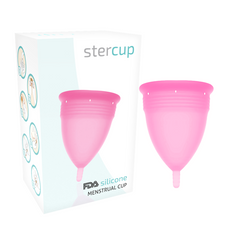 STERCUP - FDA SILICONE MENSTRUAL CUP PINK - SIZE S - 53Xshop