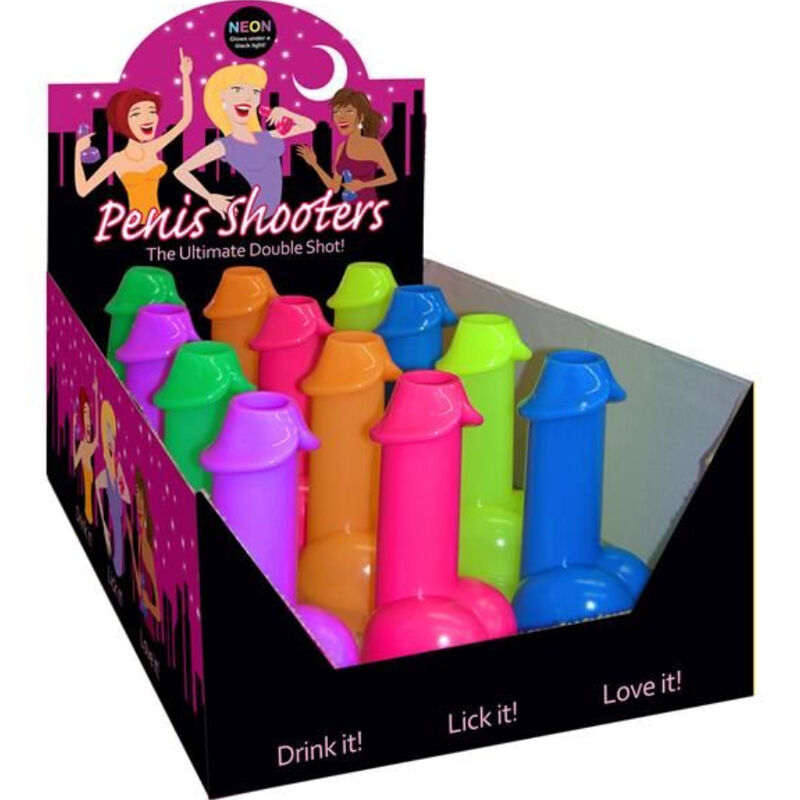 KHEPER GAMES - NEON SHOTS FORM PENIS 1 UNIT (RANDOM COLOR) - 53Xshop