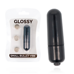 GLOSSY - SMALL BULLET VIBE BLACK - 53Xshop