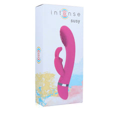 INTENSE - SUSY OSCILLATING VIBRATOR SILICON RABBIT PINK - 53Xshop
