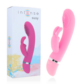 INTENSE - SUSY OSCILLATING VIBRATOR SILICON RABBIT PINK - 53Xshop
