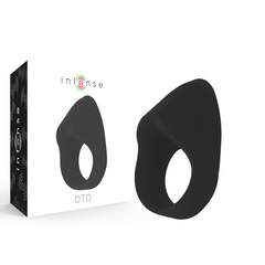 INTENSE - OTO BLACK RECHARGEABLE VIBRATOR RING - 53Xshop