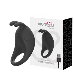 MORESSA - BRAD PREMIUM SILICONE RECHARGEABLE BLACK - 53Xshop