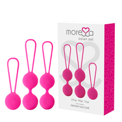 MORESSA - OSIAN SET PREMIUM SILICONE PINK (Osian One - 51 g | Osian Two - 101 g | Osian Three 85 g) - 53Xshop