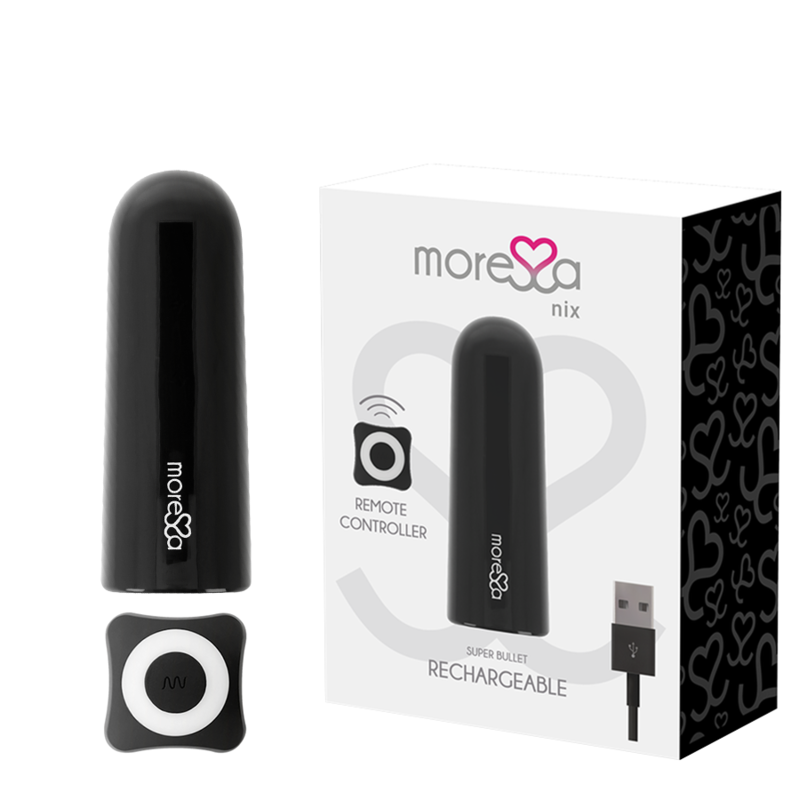 MORESSA - NIX VIBRATOR REMOTE CONTROL BLACK - 53Xshop