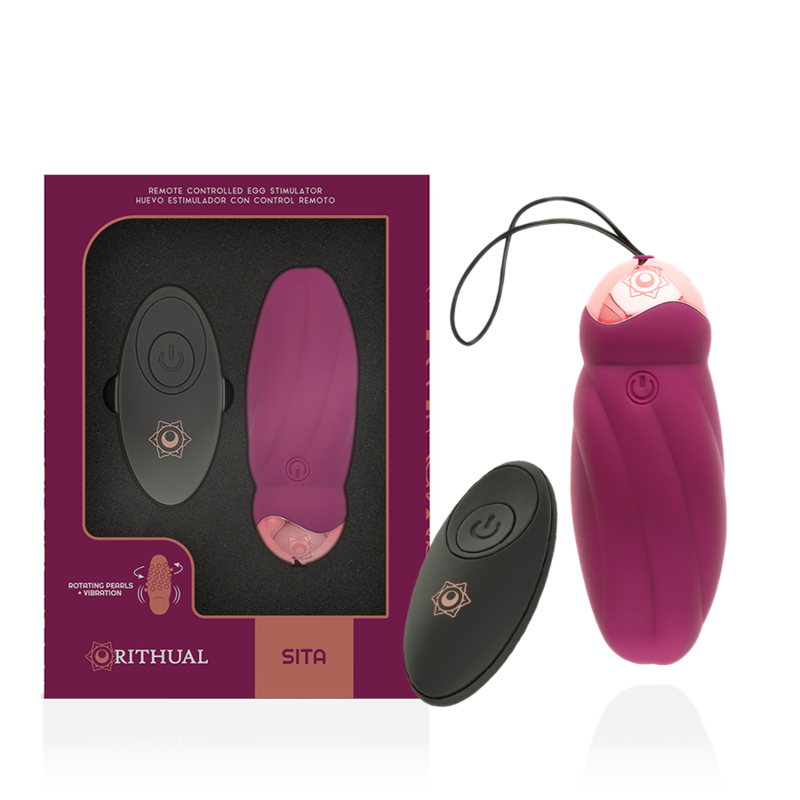 RITHUAL - SITA EGG REMOTE CONTROL BEAD ROTATION + VIBRATION - 53Xshop