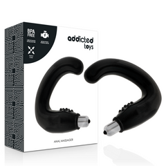 ADDICTED TOYS - ANAL MASSAGER BLACK - 53Xshop