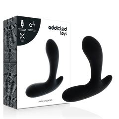 ADDICTED TOYS - ANAL MASSAGER BLACK VIBRATION - 53Xshop