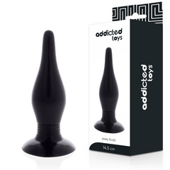 ADDICTED TOYS - ANAL PLUG 14.5 CM BLACK - 53Xshop