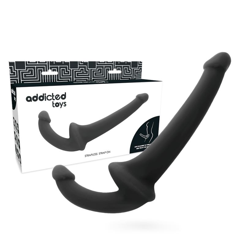 DILDO WITH RNA S WITHOUT SUBJECTION BLACK | 53Xshop