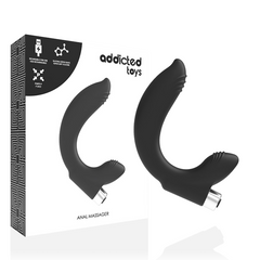 ADDICTED TOYS - PROSTATIC VIBRATOR RECHARGEABLE MODEL 7 - BLACK - 53Xshop