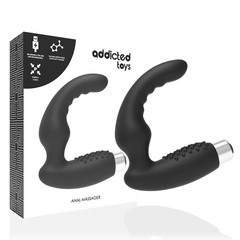 ADDICTED TOYS - PROSTATIC VIBRATOR RECHARGEABLE MODEL 2 - BLACK - 53Xshop