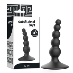 ADDICTED TOYS - ANAL SEXUAL PLUG 10 CM BLACK - 53Xshop