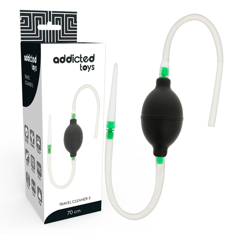 ADDICTED TOYS - BLACK ENEMA SET - 53Xshop