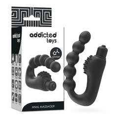 ADDICTED TOYS - ANAL MASSAGER PROSTATIC WITH VIBRATION - 53Xshop