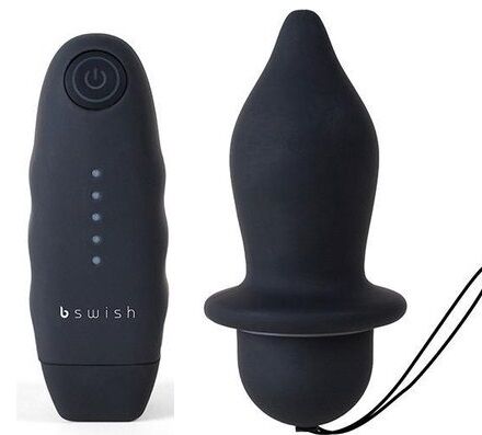 B SWISH - BFILLED CLASSIC VIBRATING PLUG BLACK - 53Xshop