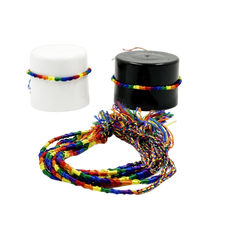 PRIDE - FINE THREAD LGTB FLAG BRACELET