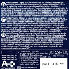 CONTROL - FINISSIMO CONDOMS 3 UNITS - 53Xshop