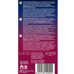 CONTROL - SENSUAL DOTS & LINES POINTS AND STRETCH MARKS 12 UNITS - 53Xshop