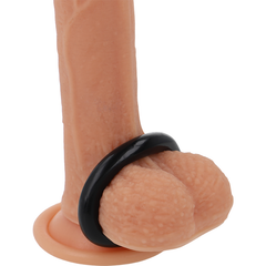 POWERING - SUPER FLEXIBLE AND RESISTANT PENIS RING 4.5CM BLACK - 53Xshop