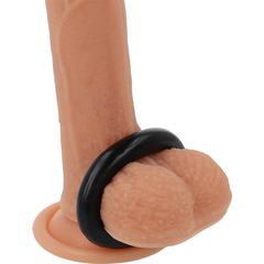 POWERING - SUPER FLEXIBLE AND RESISTANT PENIS RING 4.8CM PR05 BLACK - 53Xshop