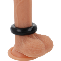 POWERING - SUPER FLEXIBLE AND RESISTANT PENIS RING 5CM PR03 BLACK - 53Xshop