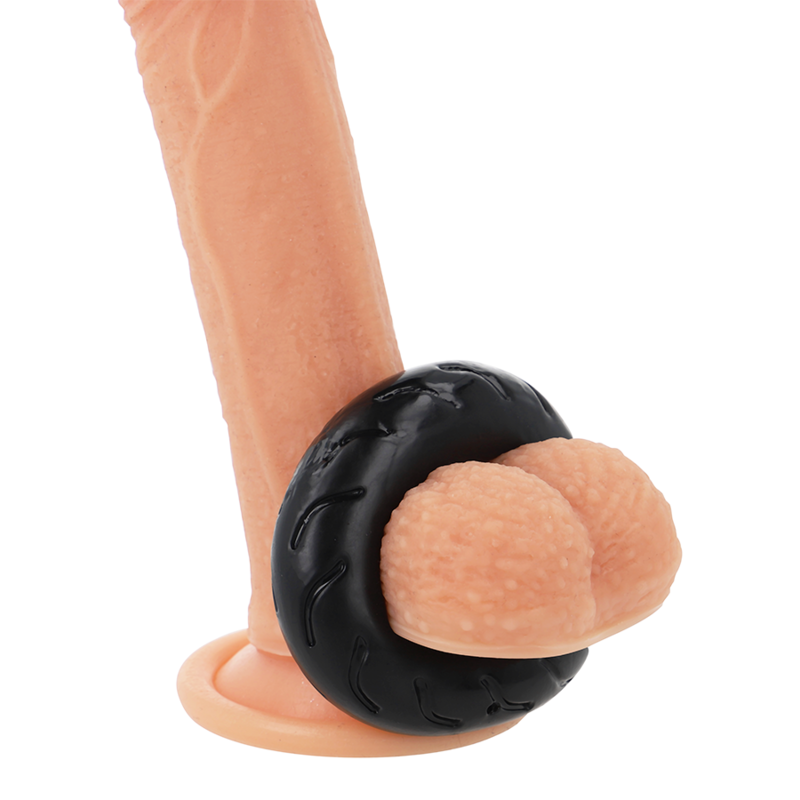 POWERING - SUPER FLEXIBLE AND RESISTANT PENIS RING 5CM PR08 BLACK - 53Xshop