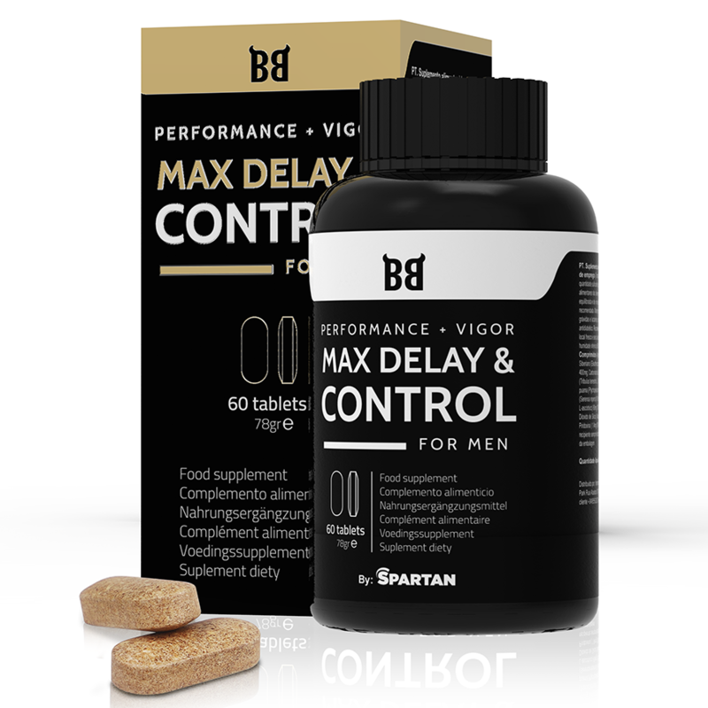 BLACK BULL - MAX DELAY & CONTROL MAXIMUM PERFORMANCE FOR MEN 60 CAPSULES - 53Xshop