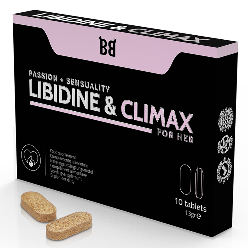 BLACK BULL - LIBIDINE & CLIMAX INCREASE L BIDO FOR WOMEN 10 CAPSULES - 53Xshop