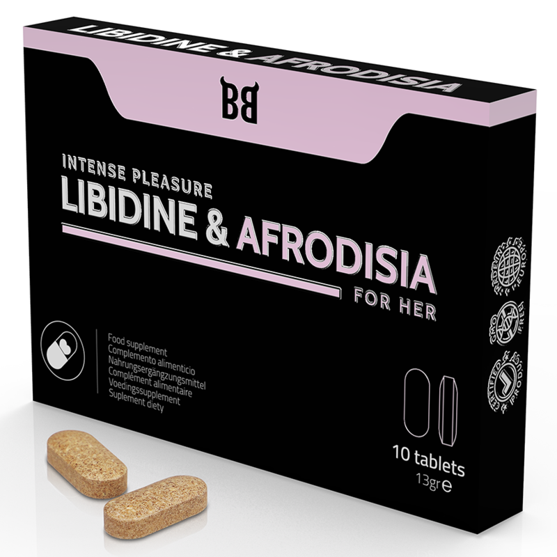 BLACK BULL - LIBIDINE & AFRODISIA INTENSE PLEASURE FOR HER 10 TABLETS - 53Xshop