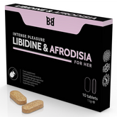 BLACK BULL - LIBIDINE & AFRODISIA INTENSE PLEASURE FOR HER 10 TABLETS - 53Xshop