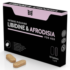 BLACK BULL - LIBIDINE & AFRODISIA INTENSE PLEASURE FOR HER 10 TABLETS - 53Xshop