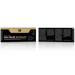 BLACK BULL - MAX PAUSE & VITALITY RETARDANT FOR MEN 4 CAPSULES - 53Xshop