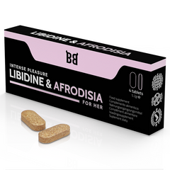 BLACK BULL - LIBIDINE & AFRODISIA INTENSE PLEASURE FOR HER 4 TABLETS - 53Xshop