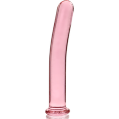 SÉRIE NEBULA PAR IBIZA - MODÈLE 9 GODE EN VERRE BOROSILICATE TRANSPARENT 15,5 CM -O- 2,5 CM