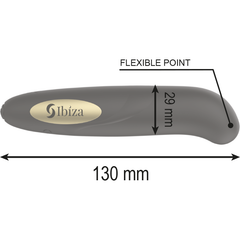 IBIZA - CLIT STIMULATOR USB CHARGER 10 VIBRATION MODES GOLDEN 13 X 2,9