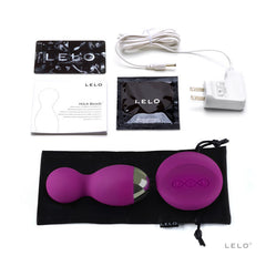 LELO - BADGE HULA BALLS PURPLE - 53Xshop