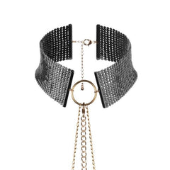 BIJOUX - DÉSIR MÉTALLIQUE BLACK METALLIC NECKLACE - 53Xshop
