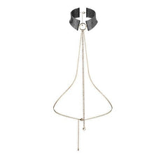 BIJOUX - DÉSIR MÉTALLIQUE BLACK METALLIC NECKLACE - 53Xshop