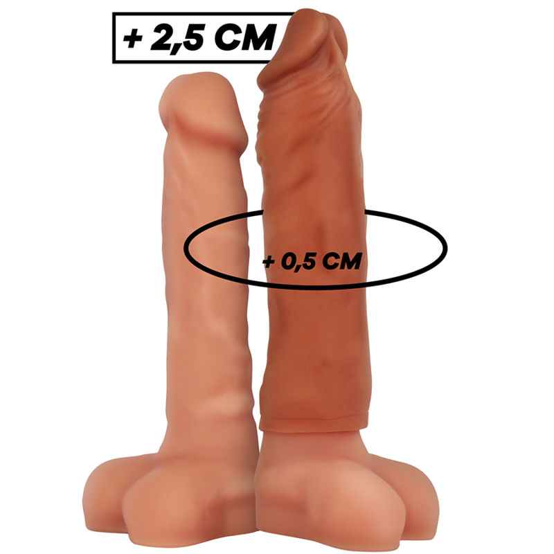 VIRILXL - LIQUID SILICONE V5 BROWN PENIS EXTENSION - 53Xshop