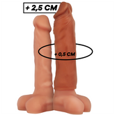 VIRILXL - LIQUID SILICONE V5 BROWN PENIS EXTENSION - 53Xshop