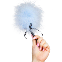 SECRETPLAY - LIGHT BLUE MARABOU DUSTER - 53Xshop