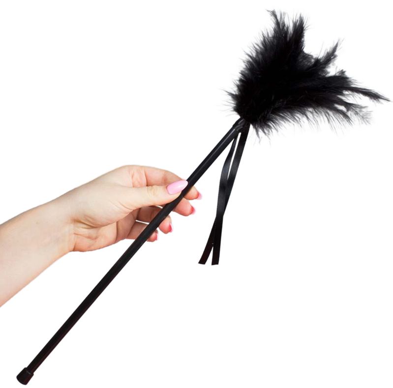 SECRETPLAY - BLACK FEATHERS 40 CM - 53Xshop