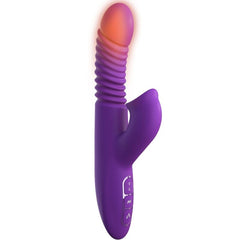 FANTASY FOR HER - CLITORIS STIMULATOR WITH HEAT OSCILLATION AND VIBRATION FUNCTION VIOLET
