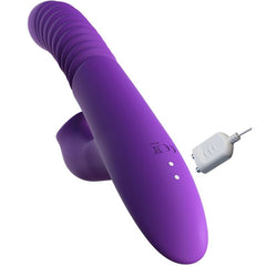 FANTASY FOR HER - CLITORIS STIMULATOR WITH HEAT OSCILLATION AND VIBRATION FUNCTION VIOLET