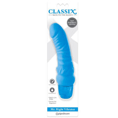 VIBRATING DILDO MULTI-SPEED 15.5 CM BLUE | 53Xshop