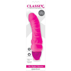 VIBRATING DILDO MULTI-SPEED 15.5 CM PINK | 53Xshop